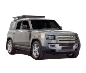 Land Rover New Defender 110 mit OEM Schienen (2020 - Heute) Slimline II Dachträger Kit