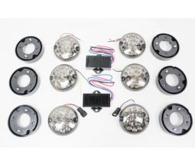 LED UPGRADE KIT - SMOKED - 95MM - FITS - DEFENDER