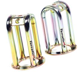 Paire de tourelles d'amortisseurs avant tubulaires de hauteur standard pour DEF/D1/RRC