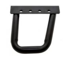 BUMPER REAR BLACK LEFT HAND HI-CAP - DEFENDER