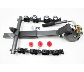 SWANNECK TOWBAR MOUNTED RECLINABLE 4 BIKE CARRIER