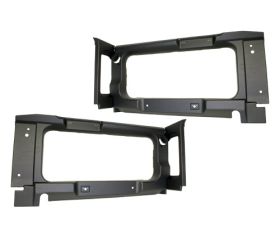 90 WITH WINDOW CUT-OUTS - REAR SIDE PANELS - BLACK