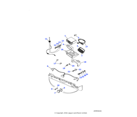 Radio console GENUINE LR NEW TAKE OFF