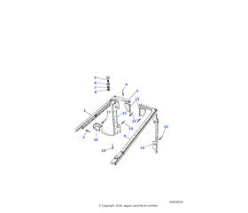 DEFENDER REAR END QUARTER PANEL FLASHING LH