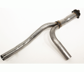 Y-pijp uitlaataansluiting