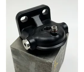 Tête de filtre à carburant Land Rover en aluminium usiné — 200/300TDI NOIR