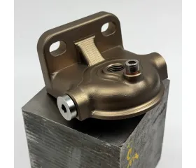 Tête de filtre à carburant Land Rover en aluminium usiné — 200/300TDI BRONZE