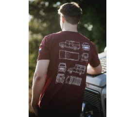 BAS4CARS T-SHIRT GRÖSSE M ROT
